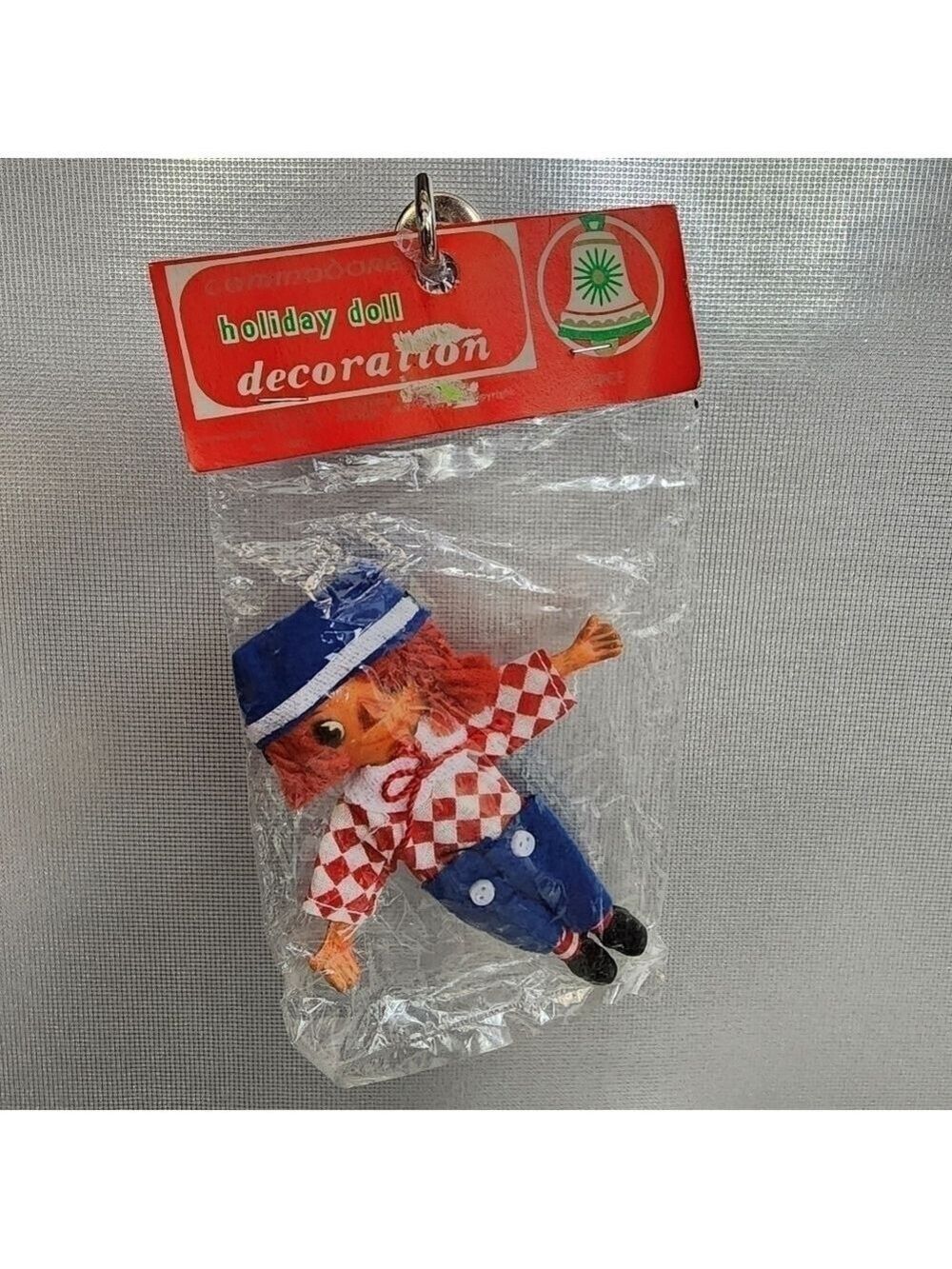 Vintage Raggedy Andy Christmas Holiday Commodore figurine ornament